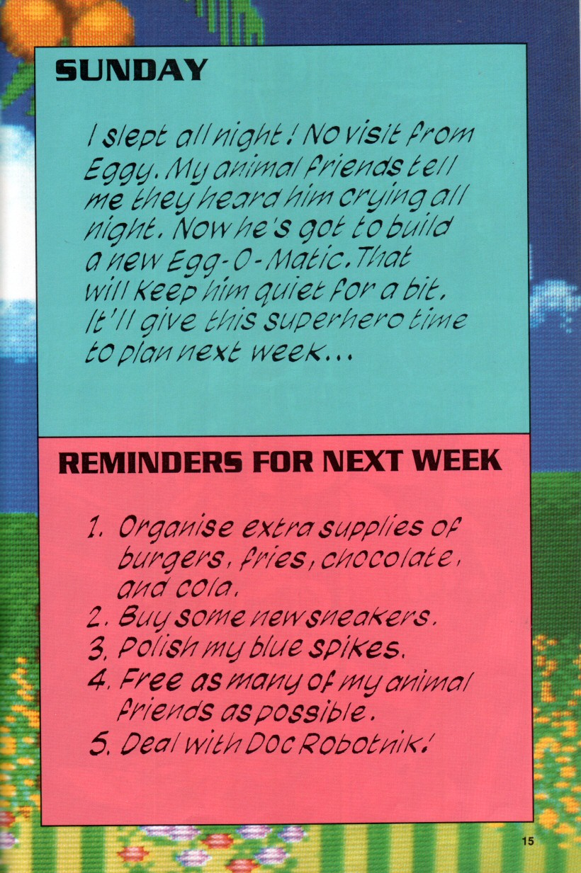 Sonic the Hedgehog Yearbook 1992 Page 11